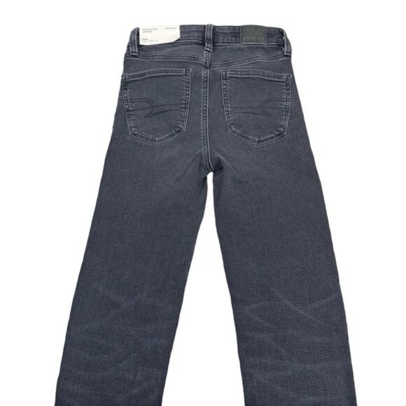 American Eagle Women’s Super High-Waisted Jegging Size 23 Black - Picture 5 of 7